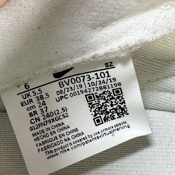 Nike Shoes LDWaffle x Sacai White Nylon Suede Mens Size 6 Sneakers - Picture 14 of 16